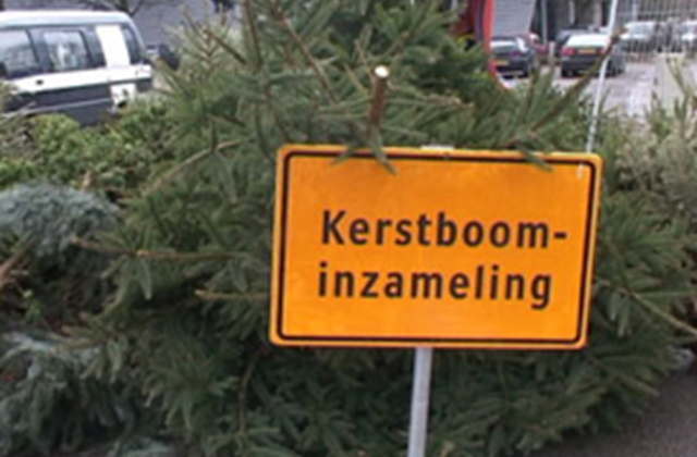 Kerstbomen inzameling 2024