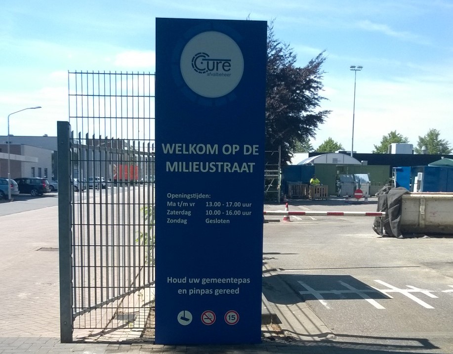 Entree milieustraat Valkenswaard