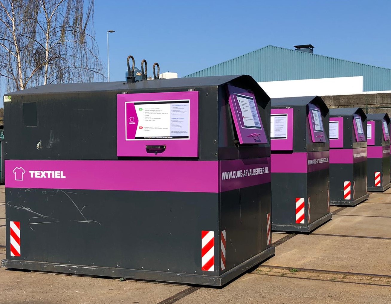 Nieuwe textiel containers