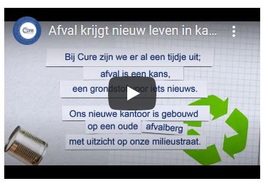 Cure Afvalbeheer is verhuisd naar nieuw, circulair gebouw