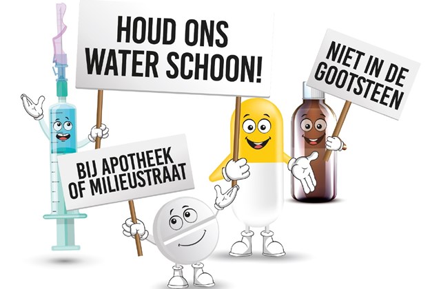 Medicatie retour naar apotheek of milieustraat