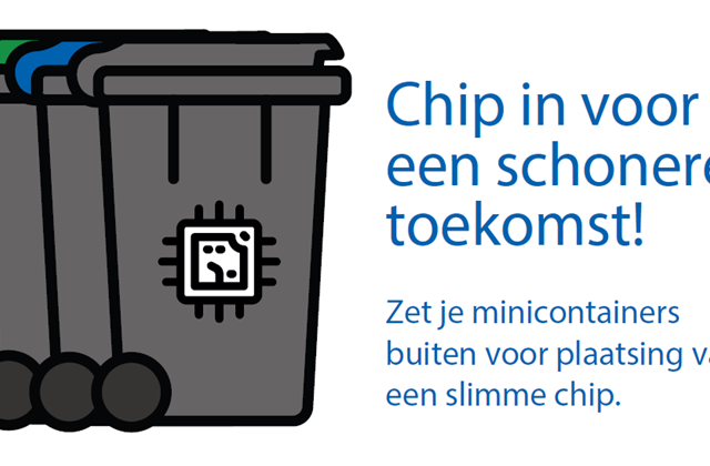 Ook op dinsdag en donderdag routes geen inzameling meer zonder juiste chip
